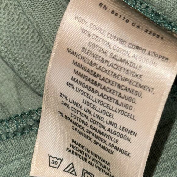 Anthropologie Hei Hei Hilltop Olive Green Bomber Jacket Small Lightweight Boho - Picture 10 of 12